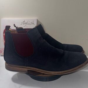 Steve Madden M-Graye Chelsea Boot in Navy - Men’s Size 10